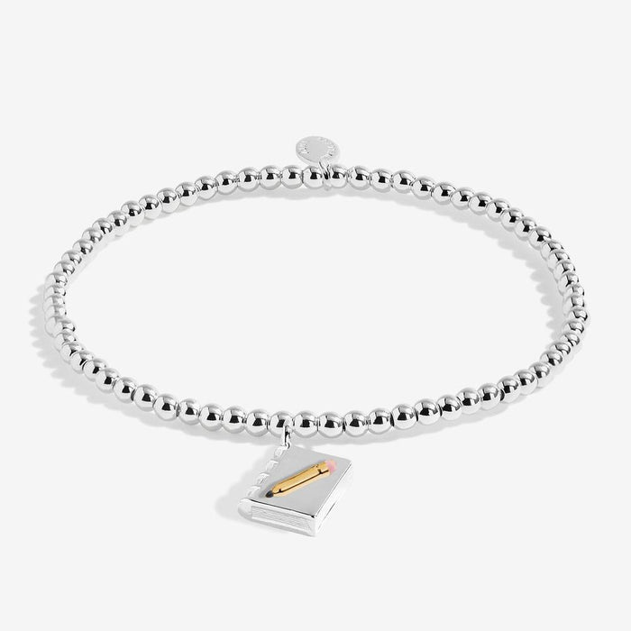 Joma Jewellery Kids' A Little Confetti 'You Are Off To School' Bracelet