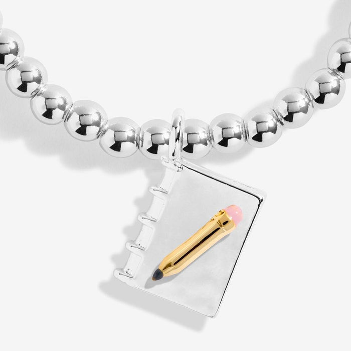 Joma Jewellery Kids' A Little Confetti 'You Are Off To School' Bracelet