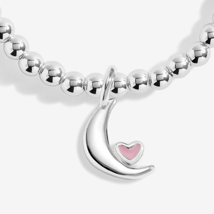 Joma Jewellery Kids' A Little Confetti 'Love You To The Moon And Back' Bracelet