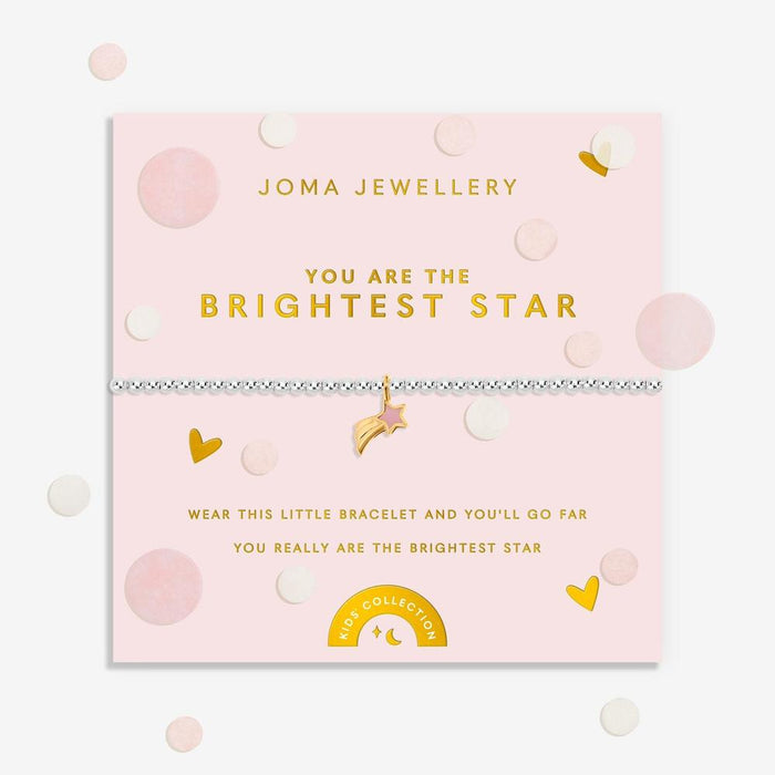 Joma Jewellery Kids' A Little Confetti 'You Are The Brightest Star' Bracelet