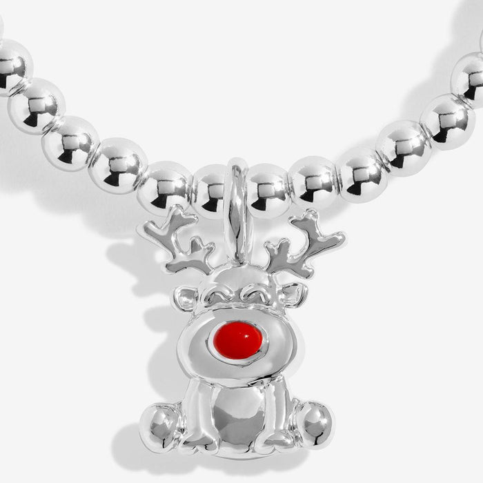 Joma Jewellery Kids' Christmas A Little 'Rudolph The Red Nosed Reindeer' Bracelet