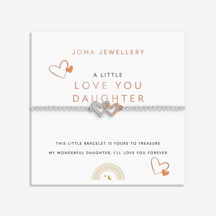 Joma Jewellery Kids' A Little 'Love You Daughter' Bracelet