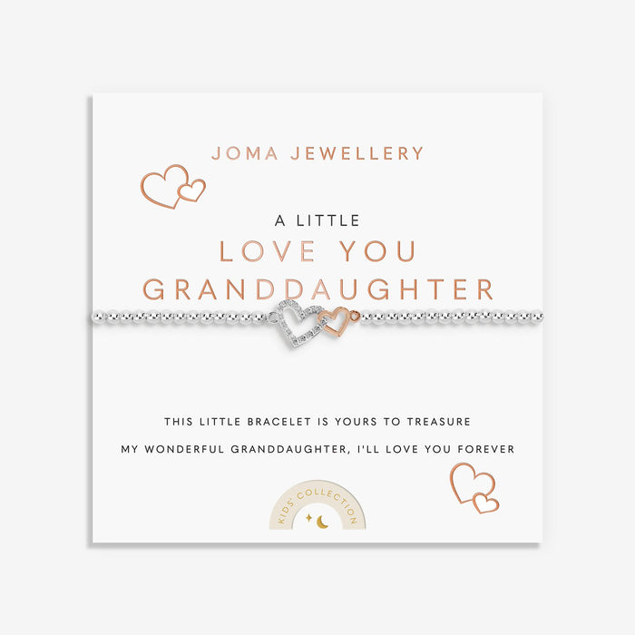 Joma Jewellery Kids' A Little 'Love You Granddaughter' Bracelet
