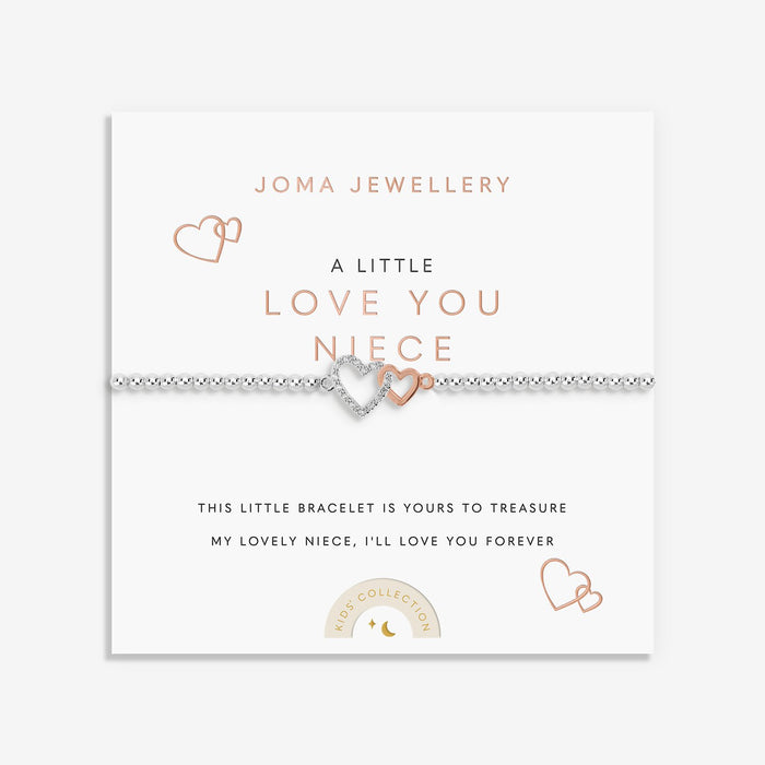 Joma Jewellery Kids' A Little 'Love You Niece' Bracelet