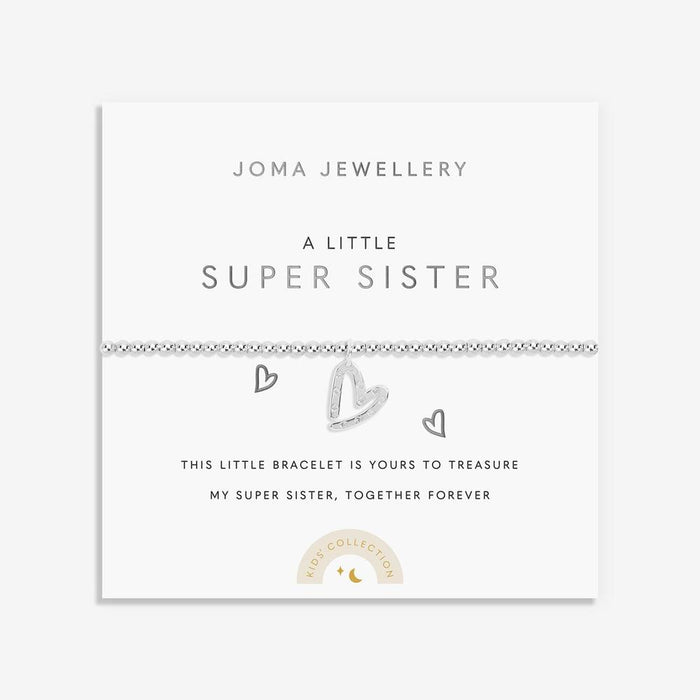 Joma Jewellery A Little Kids' 'Super Sister' Bracelet - Jewellery - Joma Jewellery - Bumbletree