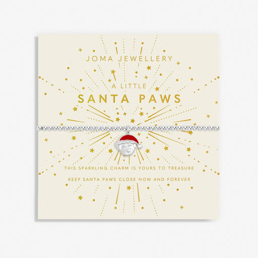 Joma Jewellery Kids' Christmas A Little 'Santa Paws' Bracelet - Jewellery - Joma Jewellery - Bumbletree