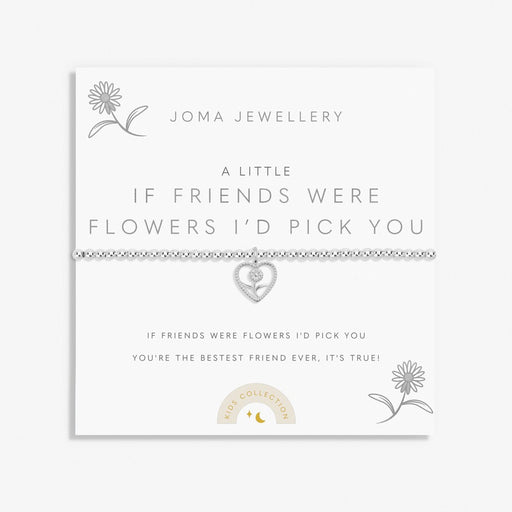 Joma Jewellery Children's A Little 'If Friends Were Flowers I'd Pick You' Bracelet - Jewellery - Joma Jewellery - Bumbletree