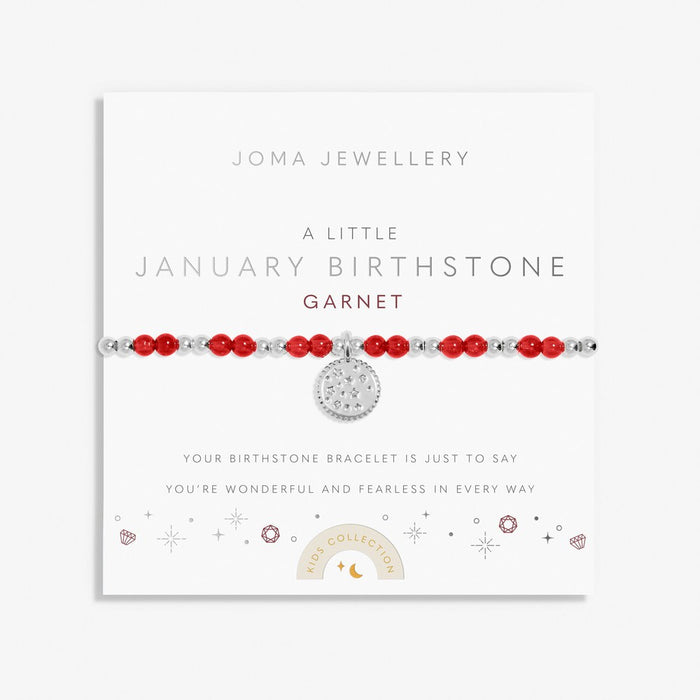 Joma Jewellery A Little Kids' 'January Birthstone' Bracelet - Jewellery - Joma Jewellery - Bumbletree
