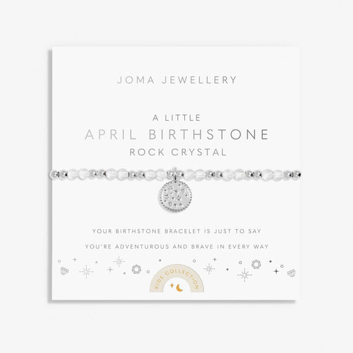 Joma Jewellery A Little Kids' 'April Birthstone' Bracelet - Jewellery - Joma Jewellery - Bumbletree