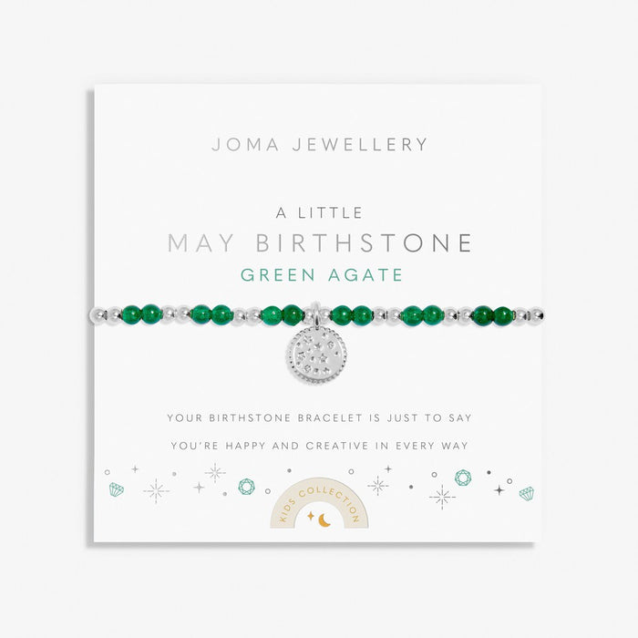 Joma Jewellery A Little Kids' 'May Birthstone' Bracelet - Jewellery - Joma Jewellery - Bumbletree
