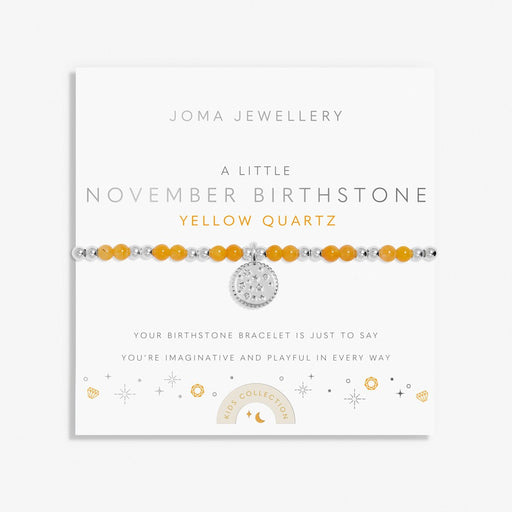 Joma Jewellery Children's A Little 'November' Birthstone Bracelet - Jewellery - Joma Jewellery - Bumbletree
