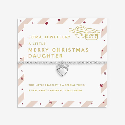 Joma Jewellery Kids' Love From Santa 'Merry Christmas Daughter' Bracelet - Jewellery - Joma Jewellery - Bumbletree