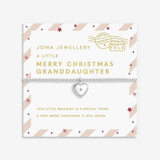 Joma Jewellery Kids' Love From Santa 'Merry Christmas Granddaughter' Bracelet - Jewellery - Joma Jewellery - Bumbletree