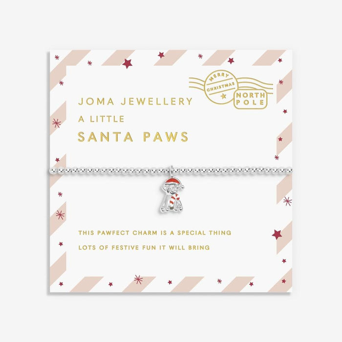 Joma Jewellery Kids' Love From Santa 'Santa Paws' Bracelet - Jewellery - Joma Jewellery - Bumbletree
