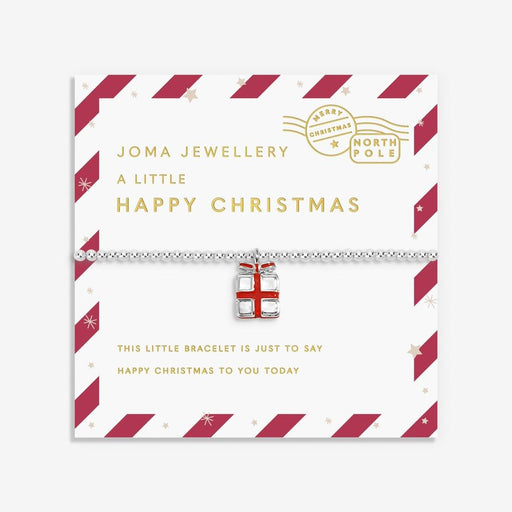 Joma Jewellery Kids' Love From Santa 'Happy Christmas' Bracelet - Jewellery - Joma Jewellery - Bumbletree