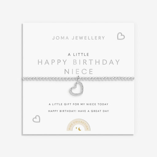 Joma Jewellery Kids' A Little 'Happy Birthday Niece' Bracelet - Jewellery - Joma Jewellery - Bumbletree