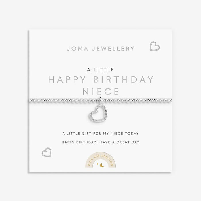 Joma Jewellery Kids' A Little 'Happy Birthday Niece' Bracelet - Jewellery - Joma Jewellery - Bumbletree