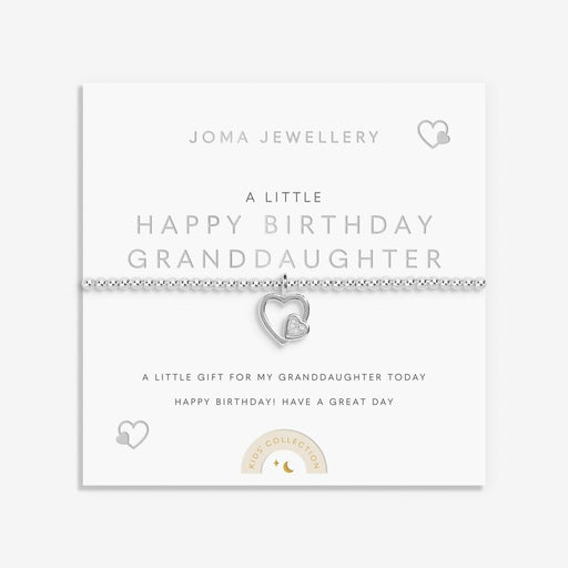 Joma Jewellery Kids' A Little 'Happy Birthday Granddaughter' Bracelet - Jewellery - Joma Jewellery - Bumbletree