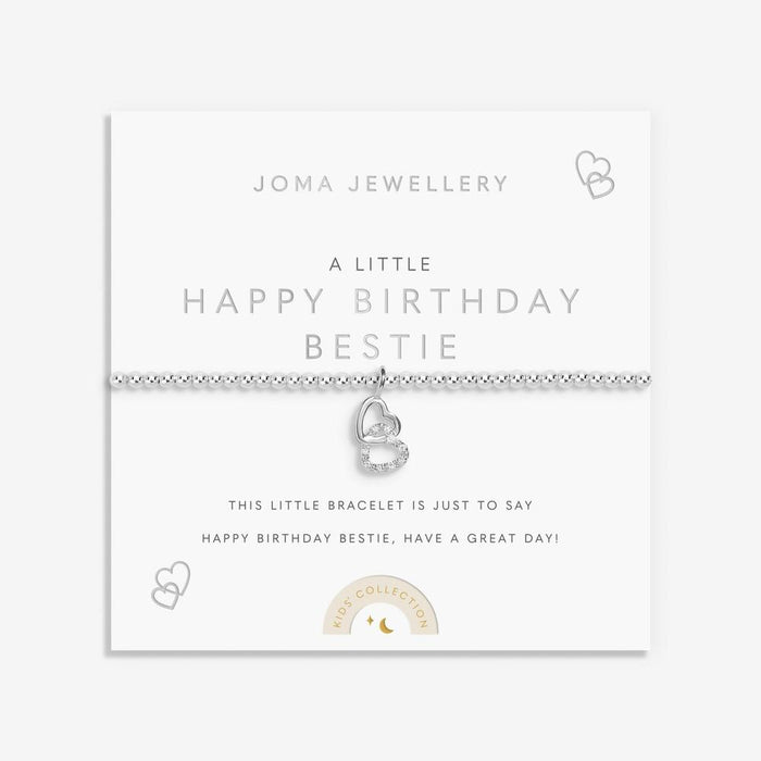 Joma Jewellery Kids' A Little 'Happy Birthday Bestie' Bracelet - Jewellery - Joma Jewellery - Bumbletree