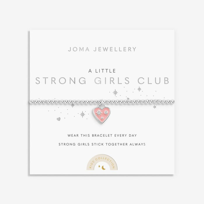 Joma Jewellery Kids' A Little 'Strong Girls Club' Bracelet - Jewellery - Joma Jewellery - Bumbletree