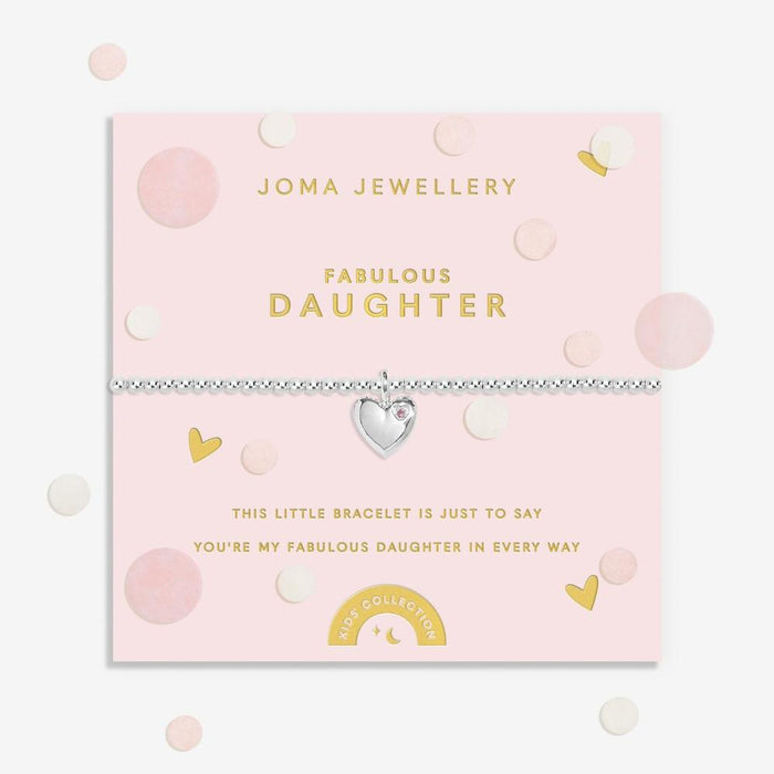 Joma Jewellery A Little Kids' Confetti 'Fabulous Daughter' Bracelet - Jewellery - Joma Jewellery - Bumbletree