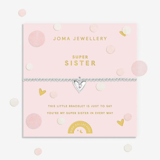 Joma Jewellery A Little Kids' Confetti 'Super Sister' Bracelet - Jewellery - Joma Jewellery - Bumbletree