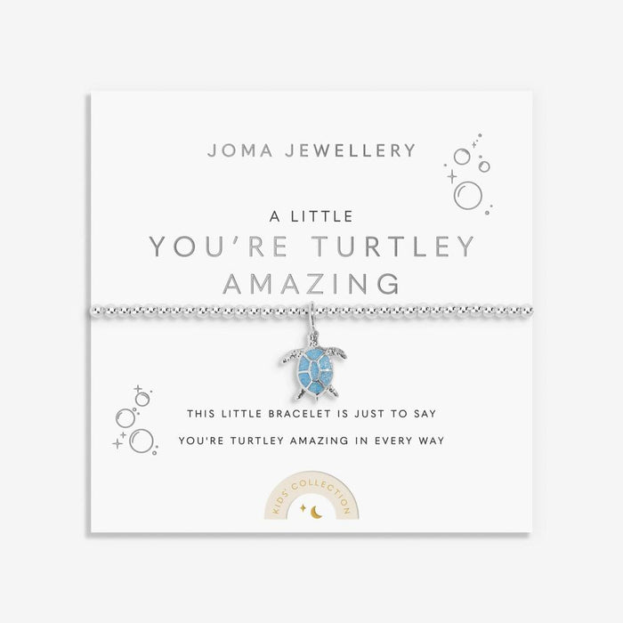Joma Jewellery Kids' A Little 'You're Turtley Amazing' Bracelet - Jewellery - Joma Jewellery - Bumbletree