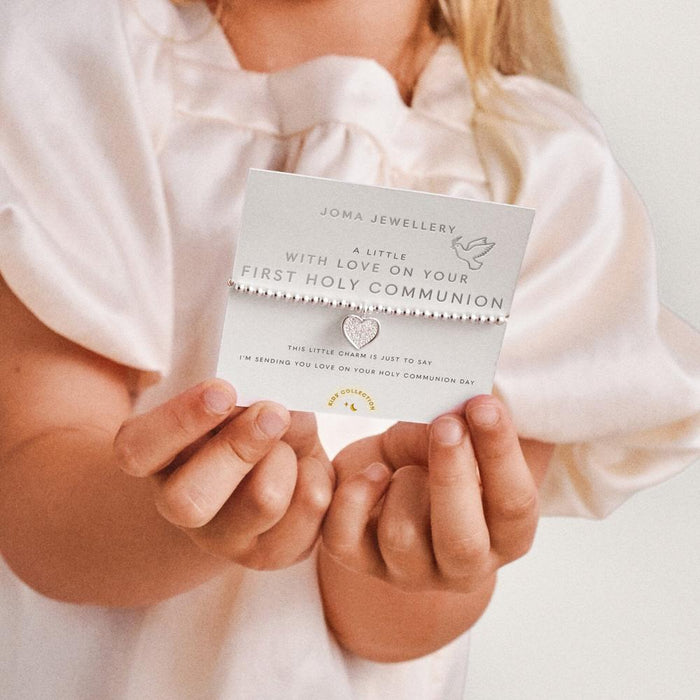 Joma Jewellery Kids' A Little 'With Love On Your First Holy Communion' Bracelet - Jewellery - Joma Jewellery - Bumbletree