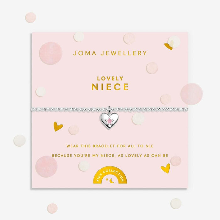 Joma Jewellery A Little Kids' Confetti 'Lovely Niece' Bracelet - Jewellery - Joma Jewellery - Bumbletree