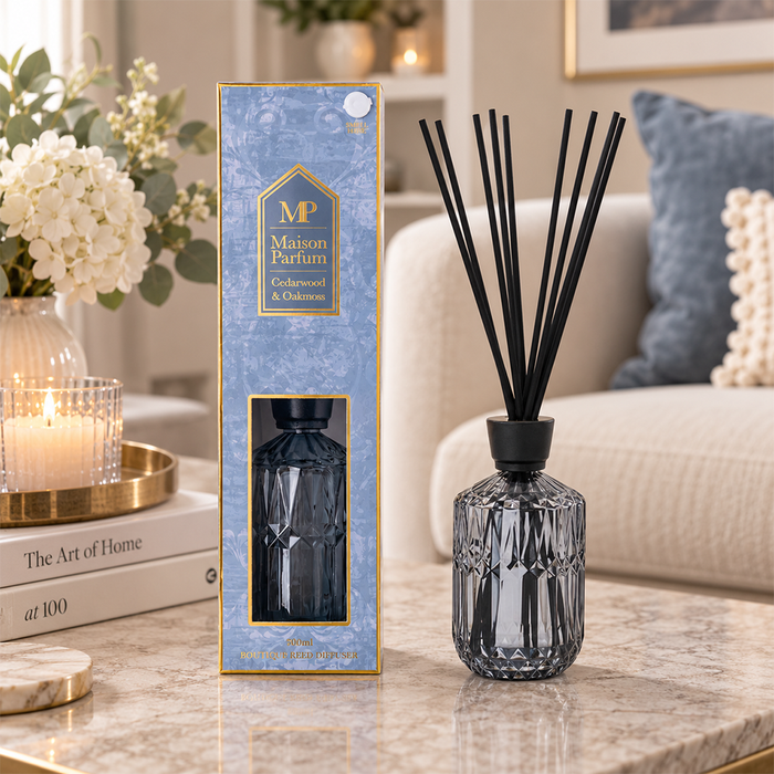 Desire Cedarwood & Oakmoss Luxury Reed Diffuser - 500ml