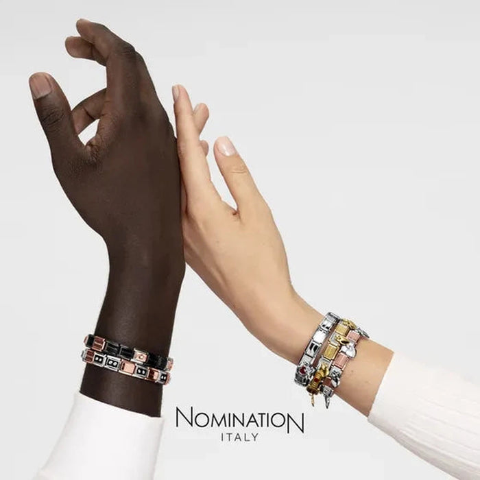 Nomination Classic Black Base Charm Bracelet Free Delivery