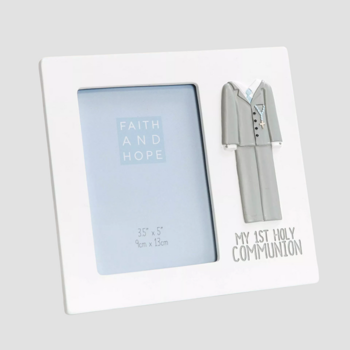 'My First Holy Communion' White Photo Frame 3.5" x 5" - Gifts - Bumbletree - Bumbletree
