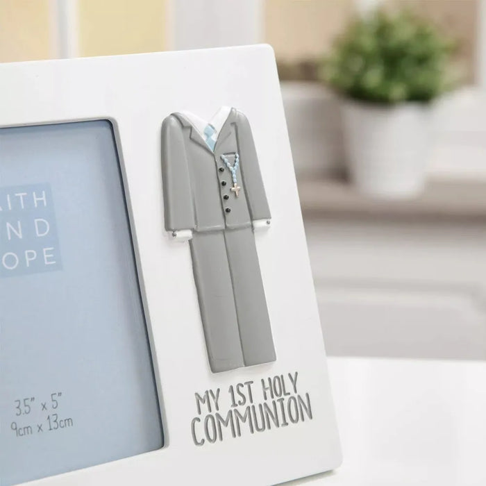 'My First Holy Communion' White Photo Frame 3.5" x 5" - Gifts - Bumbletree - Bumbletree