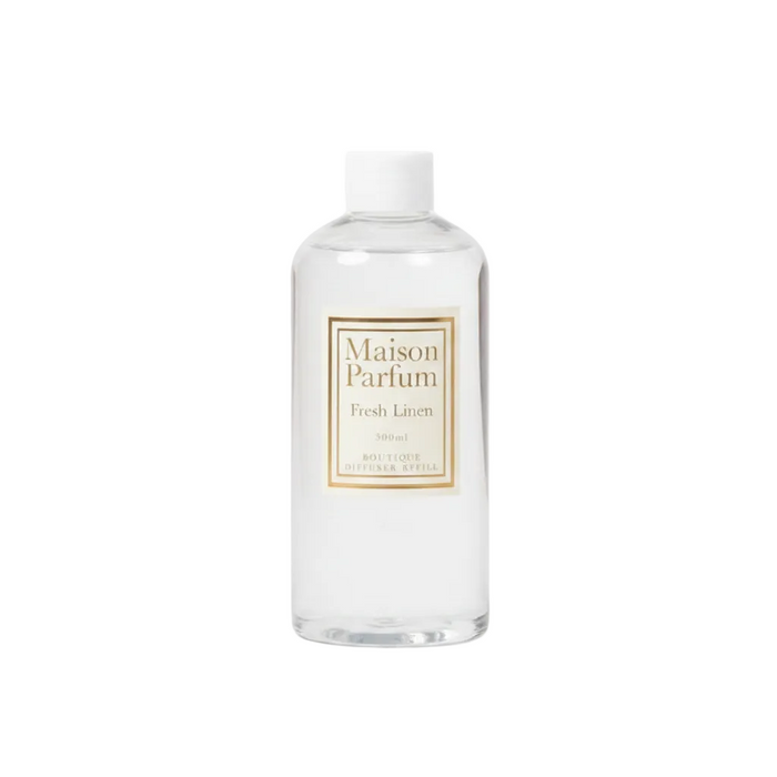 Maison Parfum Fresh Linen Reed Diffuser Refill 300ml - Home Fragrance - Bumbletree - Bumbletree