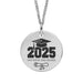 Graduation 2025 Personalised Sterling Silver Pendant Necklace - Jewellery - Bumbletree - Bumbletree