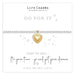 Life Charms 'Go For It' Just To Say Bracelet - Jewellery - Life Charms - Bumbletree