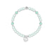 Life Charms 'Happy Birthday' Mint Crystal Affirmation Bracelet - Jewellery - Life Charms - Bumbletree
