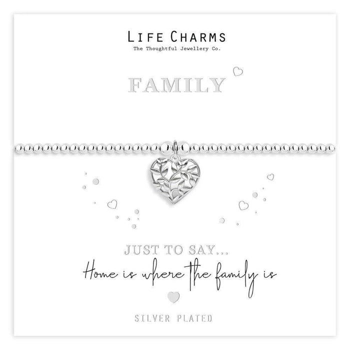 Life Charms 'Family' Just To Say Bracelet - Jewellery - Life Charms - Bumbletree
