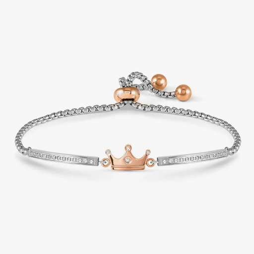 NOMINATION Milleluci Refined Rose Gold Crown CZ Bracelet - Jewellery - Nomination - Bumbletree