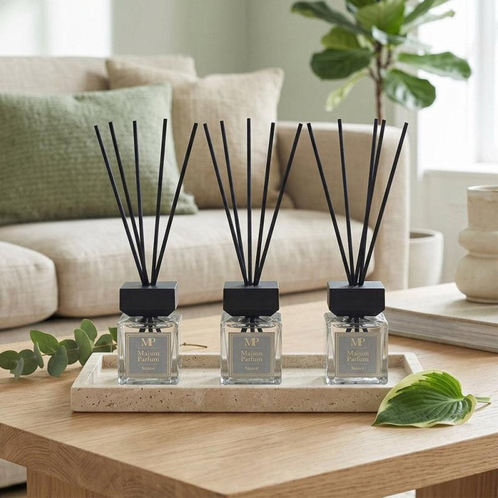 Maison Parfum Suave Luxury Reed Diffuser Gift Set: 3 x 50ml - Inspired By Sauvage