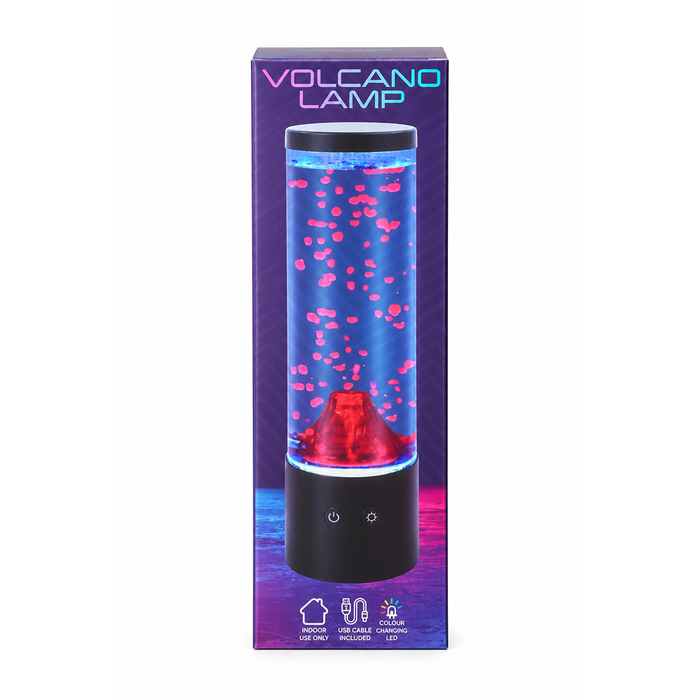 Volcano LED Colour Changing Lava Lamp