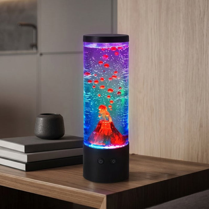 Volcano LED Colour Changing Lava Lamp