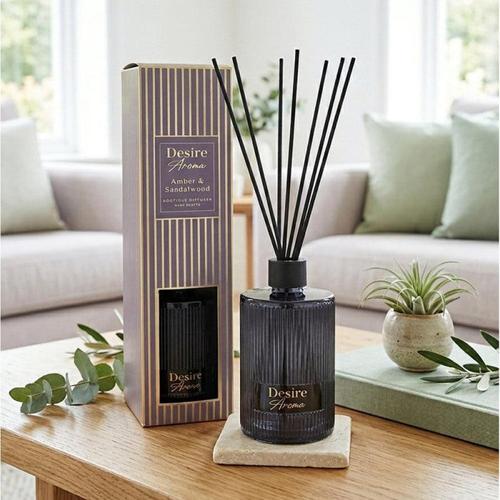 Desire Amber & Sandalwood Luxury Reed Diffuser - 1000ml