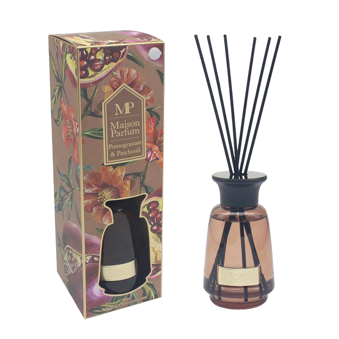 Maison Parfum Pomegranate & Patchouli Luxury Reed Diffuser - 200ml