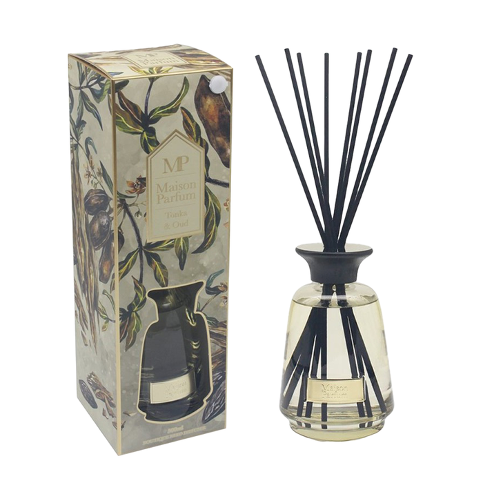 Maison Parfum Tonka & Oud Luxury Reed Diffuser - 500ml