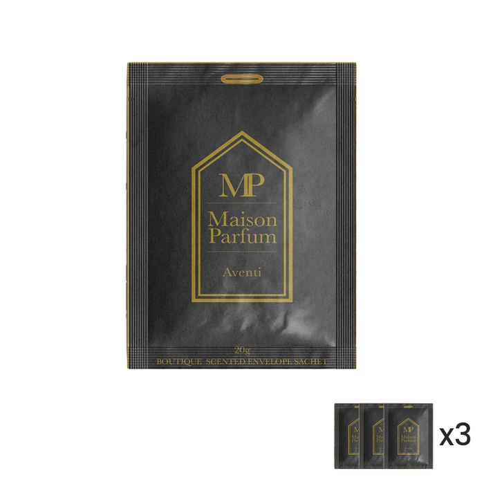 Maison Parfum Aventi Scented Sachet: Set Of 3 - Inspired By Aventus