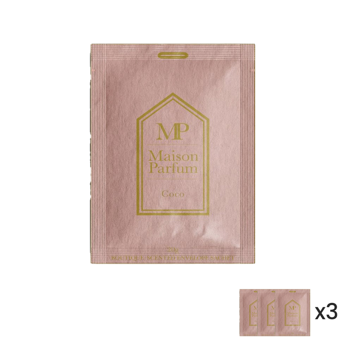 Maison Parfum Coco Scented Sachet: Set Of 3 - Inspired By Coco Mademoiselle