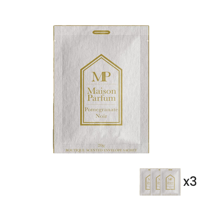 Maison Parfum Pomegranate Noir Scented Sachet: Set Of 3