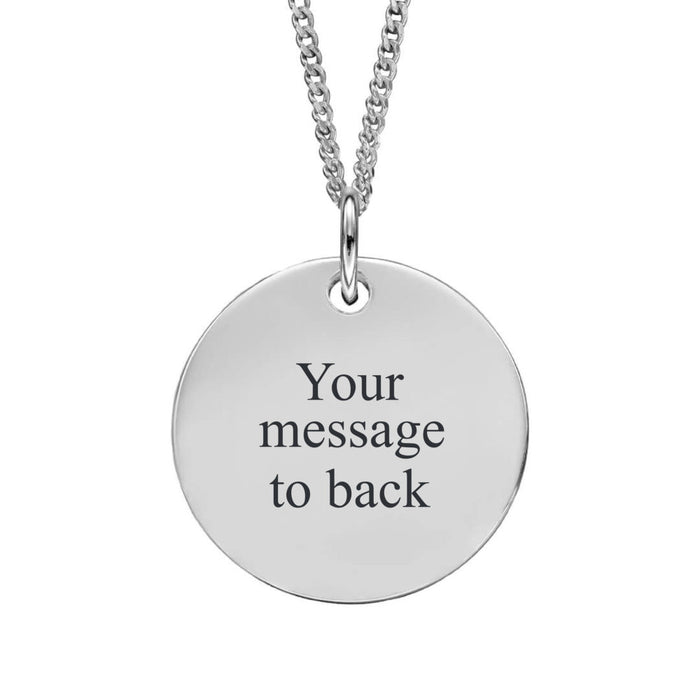 Elephants Mummy And Me Personalised Sterling Silver Pendant Necklace - Jewellery - Bumbletree - Bumbletree