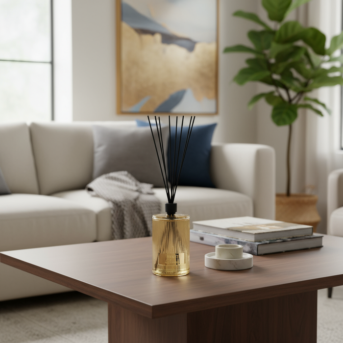 Desire Amber & Sandalwood Luxury Reed Diffuser - 2000ml - Home Fragrance - Bumbletree - Bumbletree